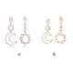 thumbnail image 4 of Pendientes de joyas Hollow-Out Moon Sun Parring Exquisito Parnas colgantes Colgantes Accesorio de moda para decoración de vestimenta Golden 1 par Inevent AP009009-02B, 4 of 6