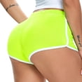 thumbnail image 5 of COMVALUE Women's Sexy Booty Shorts Retro Dolphin Shorts Sports Yoga Gym Running Hot Pants Yellow XXL, 5 of 6