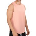 thumbnail image 1 of pstuiky Camisetas sin mangas, Blusa deportiva sin mangas con cuello redondo y estampado liso informal para hombre Tops elegantes para mujer s, 1 of 3