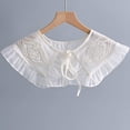 thumbnail image 4 of Camicover Embroidery Detachable Dickey Collar Half Shirt Blouse Collar Fake Collar for Women Girl, 4 of 8