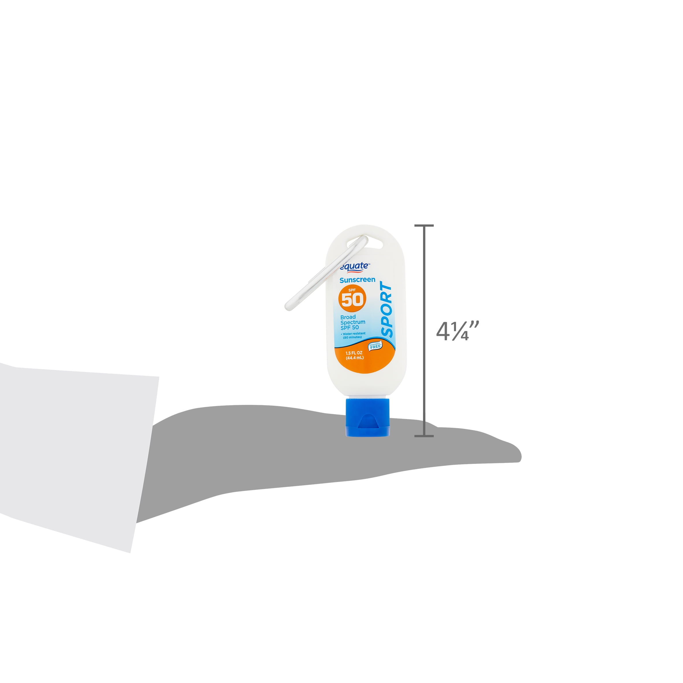 Equate Sport Sunscreen Lotion, SPF 50, 1.5 fl oz