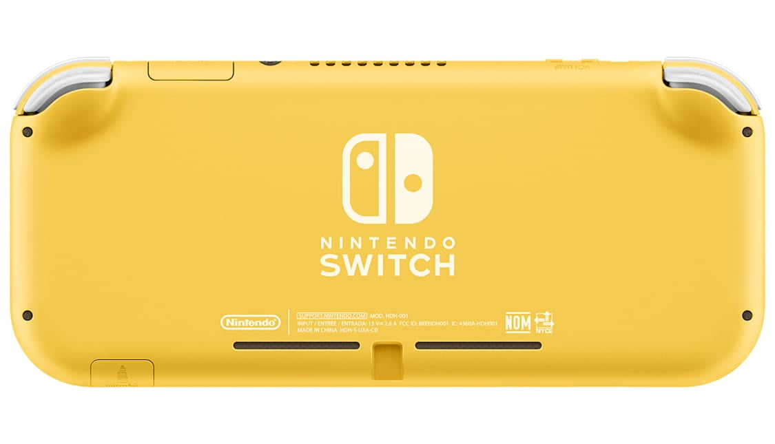 Nintendo Switch Lite - Compact Handheld Gaming, Yellow (European