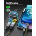 thumbnail image 3 of Transmisor FM Bluetooth Nulaxy NX10, adaptador de coche con cargador, 3 of 8