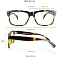 thumbnail image 6 of LifeArt Blue Light Blocking Glasses, Anti Eyestrain, Computer Reading Glasses, Gaming Glasses, TV Glasses for Women Men, Anti Glare (Tortoise, +4.00 Magnification), 6 of 8