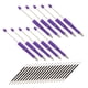 thumbnail image 5 of 10x bolígrafo con cuentas surtidas, bolígrafo, arte de papelería, dibujo, bolígrafos con cuentas, bolígrafo Rollerball para exámenes, tomar notas, violeta fluorescente, 5 of 8