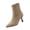 Khaki, variant on Willtoo Women Pointed Toe Stiletto Sock Ankle Boots Stretch Knit Slip On Short Boots Fall Winter Slim Heel Fashion Booties