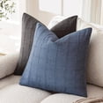 thumbnail image 3 of Throw Pillow Covers 20x20 Inch, White Decorative Square Pillowcases, Farmhouse Holiday Cushion Covers for Couch Sofa Living Room Bedroom Outdoor Home Decor, 3 of 3