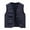 Dark Blue, variant on Men's Hiking Vests Mesh Thin Breathable Lightweight Gillet Camping Hunting Sportswear Sleeveless Jackets Fishing Multi-Pocket Vest Outdoor Travel Cargo Jacket