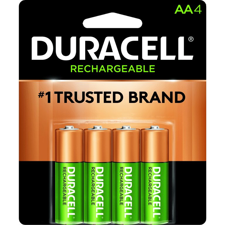 Rechargeable StayCharged NiMH Batteries, AA, 4/Pack Rechargeable StayCharged NiMH Batteries, AA, 4/Pack