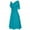 Blue, variant on Summer Dresses for Women 2024 Women formal Wedding Bridesmaid High-Waist Party Ball Prom Gown Cocktail Dress Polyester Coolcasual Women Women Dresses Sundress Midi Dress (Blue,L)