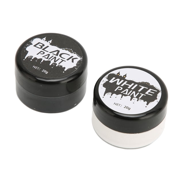 Kit de Pinta Facial, Maquillaje de Arte Profesional 4pcs esqueleto Calavera Pinta Corporal para Halloween