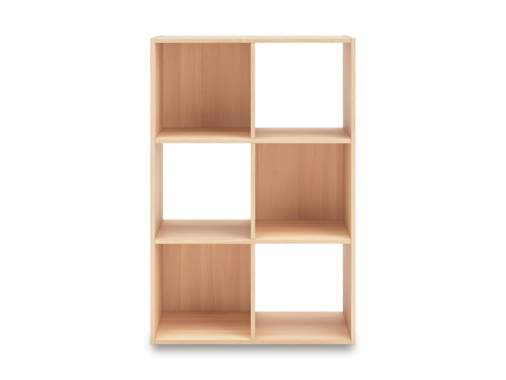Signature Design by Ashley Piperton 6 Cube Storage Organizer with Natural Tan Finish