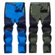 thumbnail image 3 of Pantalones de secado rápido, pantalones de carga de una sola capa para hombres, pantalones elásticos finos para deportes al aire libre, montañismo, primavera y verano, para mujer, talla grande, 3 of 5