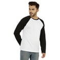 thumbnail image 2 of Inkmeso Men's Regular Fit Round Neck Shirt Solid Raglan Long Sleeve T-Shirts, 2 of 7