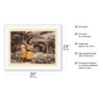 thumbnail image 2 of Hula Girls Hawaii - Vintage B&W Historical Photograph c.1930 - Fine Art Rolled Canvas Print (Unframed) 20in x 26in, 2 of 4