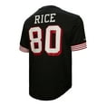 thumbnail image 3 of Men's Mitchell & Ness Jerry Rice Black San Francisco 49ers Retired Player Name & Number Mesh Top, 3 of 5