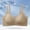 Coffee, variant on Wireless Bralette for Women Breathable Fabric Full Coverage Push Up Bra Solid Color Everyday Bra 44B