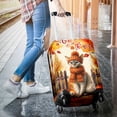 thumbnail image 3 of Happy Thanksgiving Devon Rex Give Thanks Fall Beanie Scarf Welcome Travel Luggage Cover Cat Lover Kitten Owner Gifts Suitcase Dust Protective Decor - 00020, 3 of 5