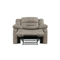 thumbnail image 4 of Steve Silver Abilene Micro Suede Manual Lever Recliner, Tan, 4 of 6