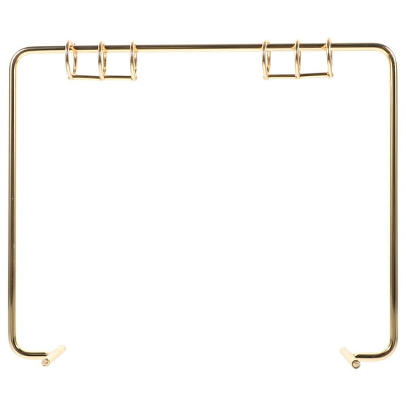 Toyvian Metal Calendar Holder for Table Iron Flip Calendar Holder 1Pack