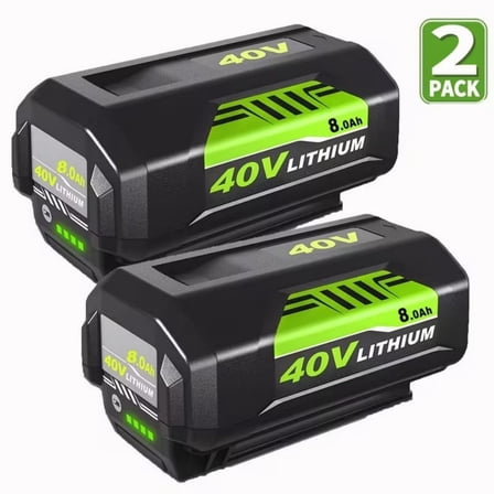 2Pack for ryobi 40 volt 8.0Ah battery high capacity lithium ion op4050 op40602