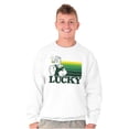 thumbnail image 5 of Popeye The Sailor Man Lucky St Paddys Sweatshirt for Men or Women Brisco Brands M, 5 of 6