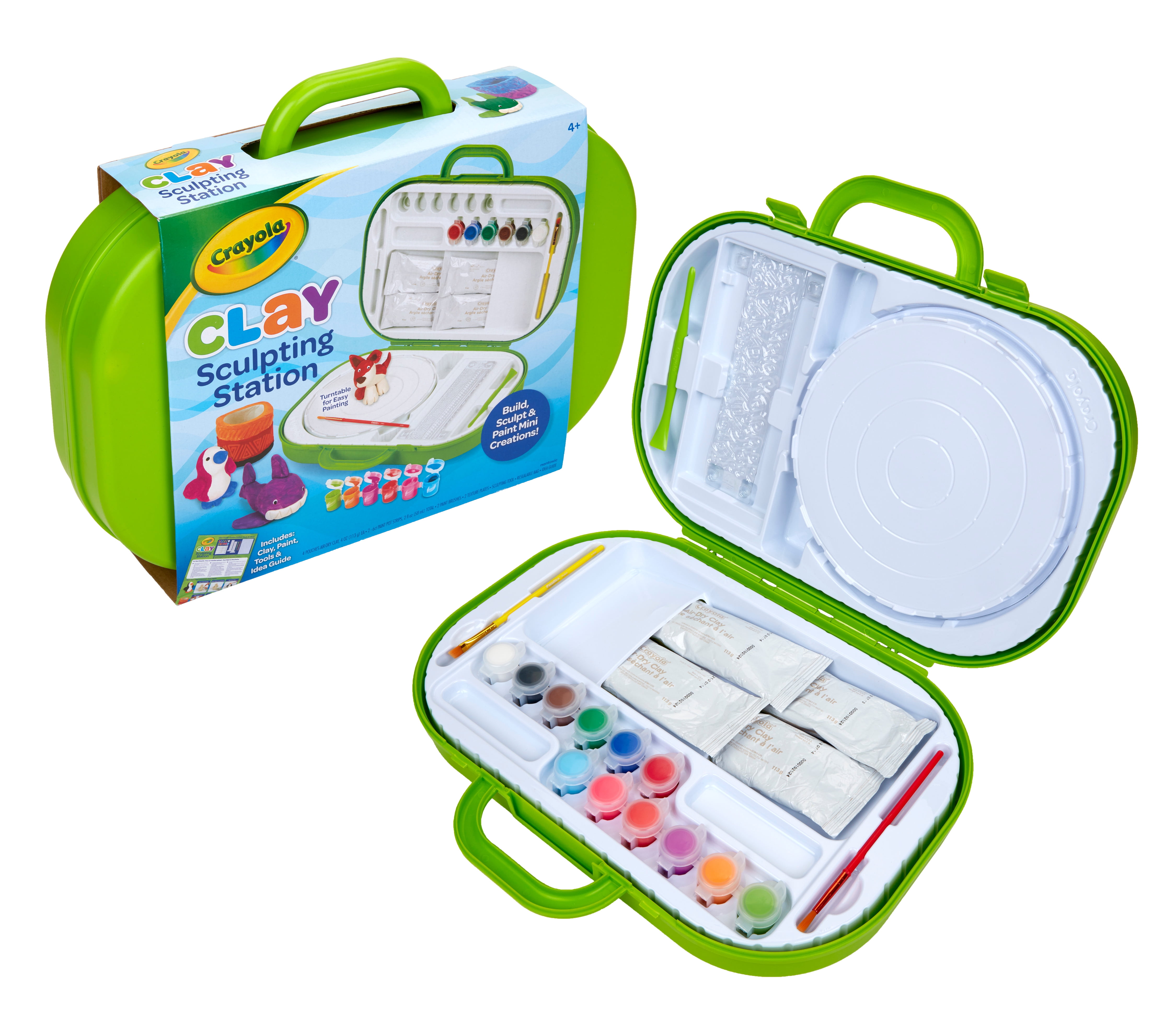 Crayola Clay Sculpting Station, Art Set, Creative Toys, Gift for Kids, Unisex Child Ages 6+