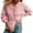Pink, variant on Wancir Women's 2024 Fall Long Sleeve Sweater Cardigan Cable Knit Open Front Button Outwear Coats