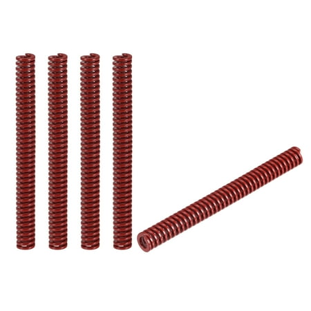 

Die Spring 5 Pack 8mm OD 80mm Long Stamping Medium Load Compression Red