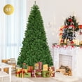thumbnail image 3 of Costway 8Ft Pre-Lit Artificial Christmas Tree Premium Hinged w/ 750 LED Lights & Stand, 3 of 8