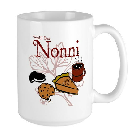 CafePress - World's Best Nonni Large Mug - 15 oz Ceramic Large Mug