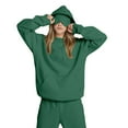 thumbnail image 5 of GEWSEY Hoodie with Eye Mask Built In,Comfort Airplane Mode Travel Hoodies with Hidden Pockets,Blanket Hoodie for Women Men (Dark Green, 4XL), 5 of 9