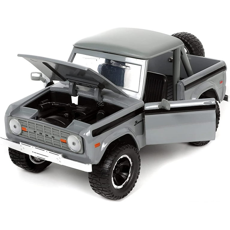 憧れの Jada Car Bronco Ford 1973 Die-cast 1:24 Trucks Just Toys ミニカー