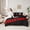 White Black Red, variant on Manfei Volleyball Bedding Comforter Set 7-Piece,Ball Sports Game King Bedding Sets,White Red Black Bed Sheets,Ultra Soft Bedroom Decoration Reversible