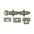 thumbnail image 2 of Deltana 6SB15A 6" Surface Bolt; Heavy Duty; Antique Nickel Finish, 2 of 2
