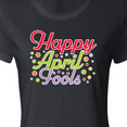 thumbnail image 4 of Inktastic Happy April Fools with Colorful Dots Women's T-Shirt, 4 of 5