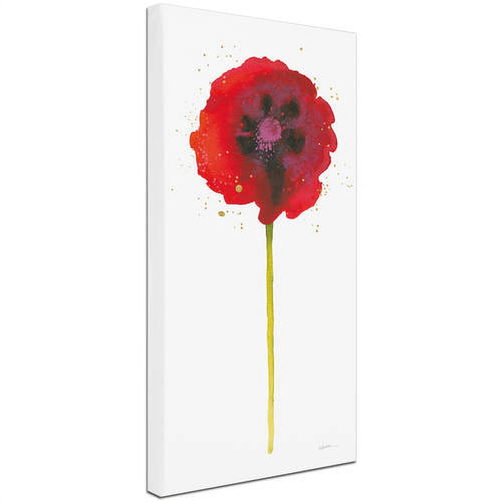 Trademark Fine Art "Splash II with Gold" Canvas Art by Shirley Novak