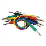 Peavey Color-Coded Patch Cables, 6 Pack, 1 Foot