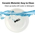 thumbnail image 5 of Cat Bowls, Elevated Cat Bowl, Raised Ceramic Cat Dish with Metal Stand, Pet Water or Food Feeding Station for Indoor Cats, Kitten, Puppies and Small Dogs, Dishwasher Safe, 5 of 10