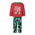 thumbnail image 2 of Christmas Family Pajamas Set Reindeer Pattern Tops And Pants, 2 of 9