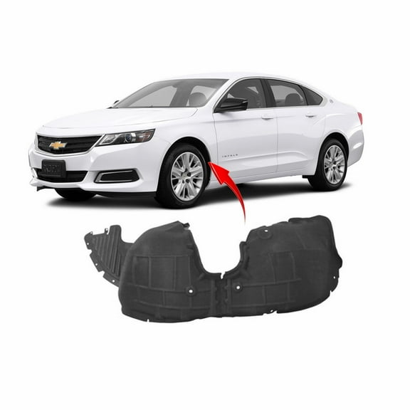 DCP Front Left Driver Side Fender Liner For 2014-2019 Chevrolet Impala GM1248267