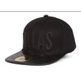 thumbnail image 2 of TopHeadwaer Dallas City Snapback con Bill Floral Flat - Blackout City Caps Gorra de béisbol, 2 of 2