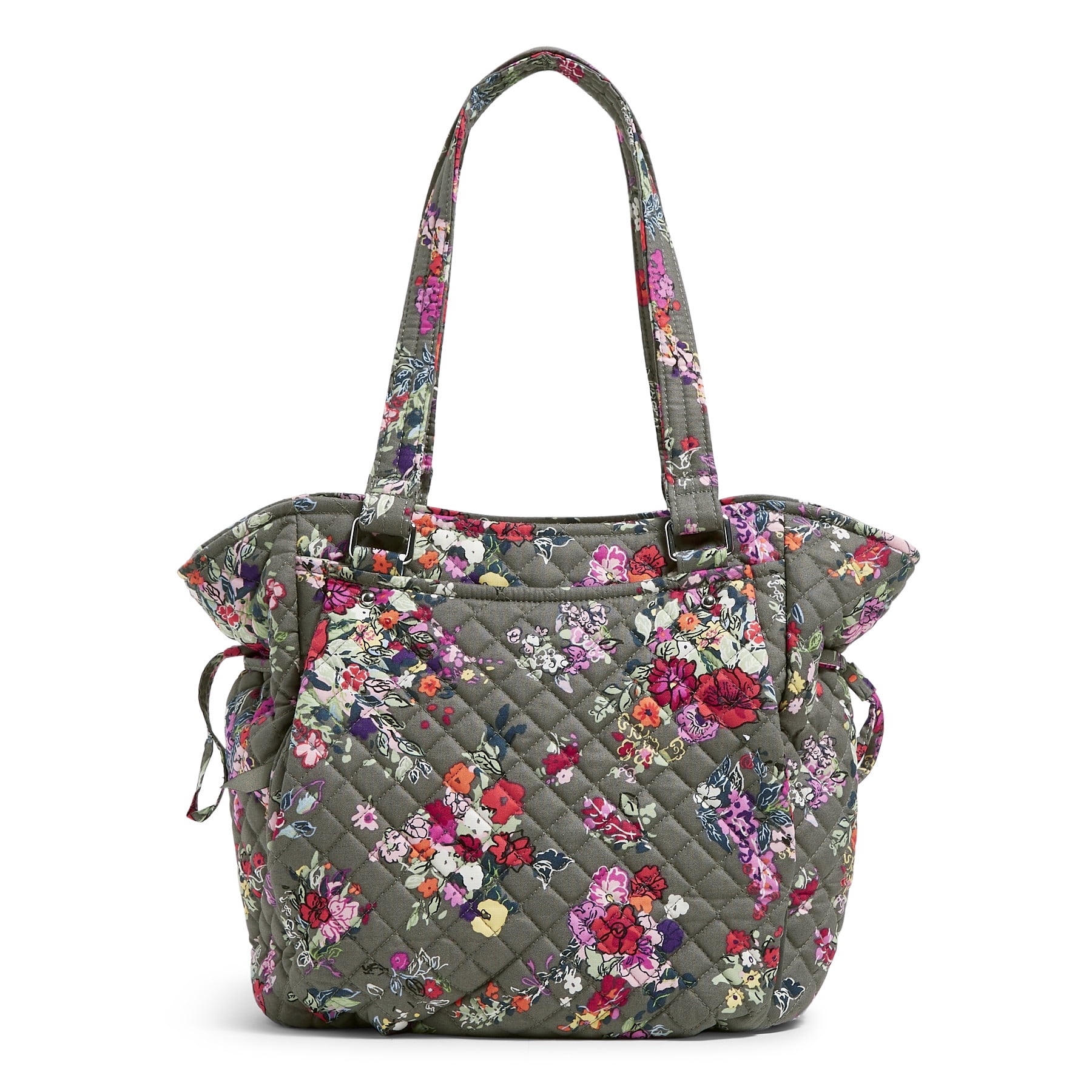 Vera Bradley Women's Recycled Cotton Glenna Satchel Rosa Floral -  Walmart.com
