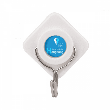 

Hong Kong Geography Coordinates Trave Adhesive Wall Hooks Hanging Self Sticky