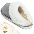 thumbnail image 4 of Northblanc Slippers for Women Comfortable Memory Foam Soft Fleece Lining Slip on House Shoes Indoor/Outdoor, 4 of 9
