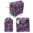 thumbnail image 4 of Geometric Stand Mixer Cover, Fashion Feminine Vintage Style Wild Folk Modern Motif, Kitchen Appliance Organizer Bag Cover with Pockets, 5 Quarts, Aqua Magenta Violet, by Ambesonne, 4 of 4