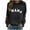 #01 Black, variant on Merry Christmas Sweatshirts Womens Crewneck Christmas Printed Shirts Loose Long Sleeve Blouses Casual Xmas Sweatshirt Holiday Party Pullover Sweater Tops M