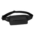 thumbnail image 2 of Riñonera Riñonera Riñonera Monedero Bolso impermeable Teléfono Titular de la llave Bandolera Bolsa de pecho para caminar Senderismo Escalada Trekking negro Salvador Riñonera, 2 of 10