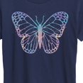 thumbnail image 3 of Instant Message - Watercolor Butterfly - Women's Short Sleeve Graphic T-Shirt, 3 of 6