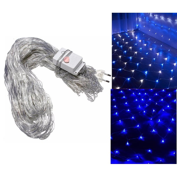 Luces de malla al aire libre para decoraciones de vacaciones de boda de jardín de Navidad de Bush